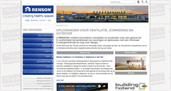 Desktop Screenshot of nederland.renson.be